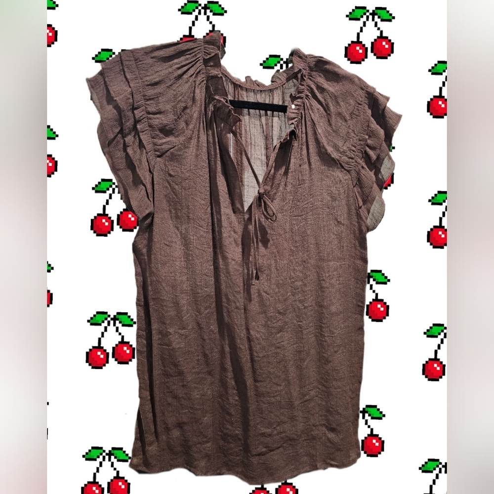Brown Blouse